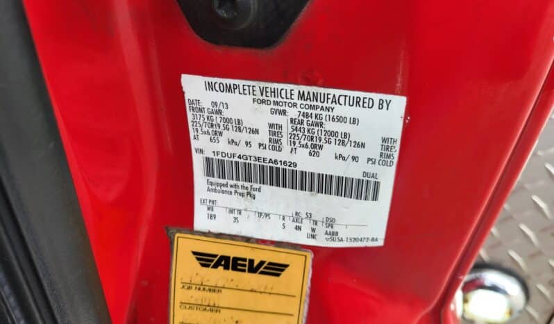 
								2014 F450 6.7L AEV Ambulance full									