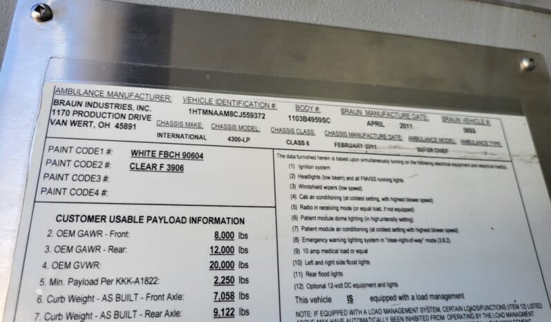 
								New F450 4×4 6.7L Braun Super Chief Stock Build Remount Ambulance full									