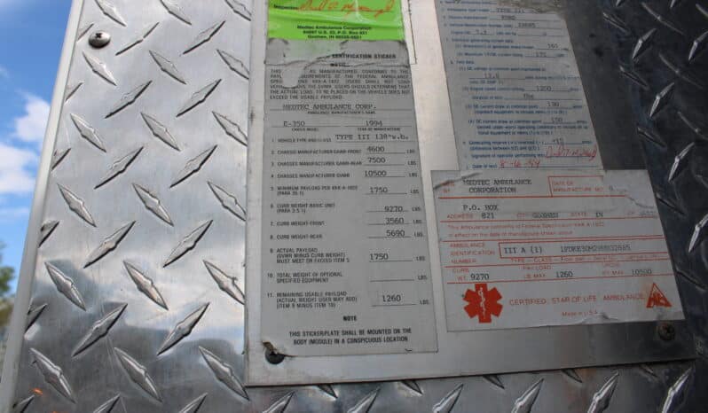 
								2013 Chevy G3500 6.6L Med-Tech Ambulance full									