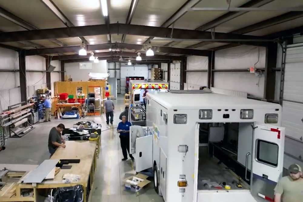 Warehouse | Elite Ambulance Sales