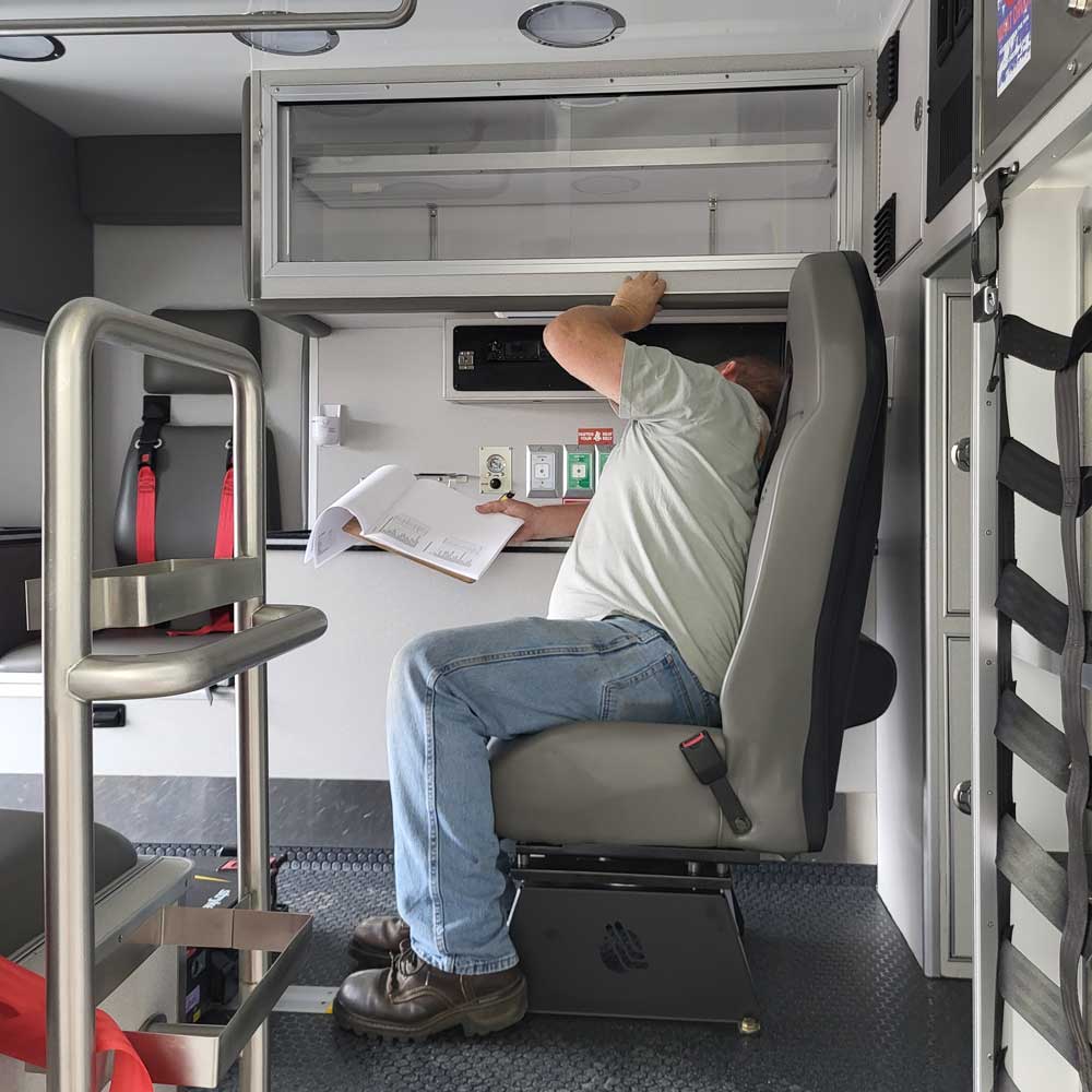 Elite Ambulance Sales | Interior Inspection