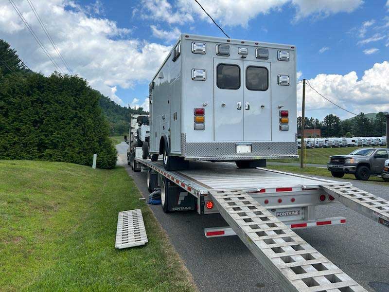 Shipping an ambulance | Elite Ambulance Sales